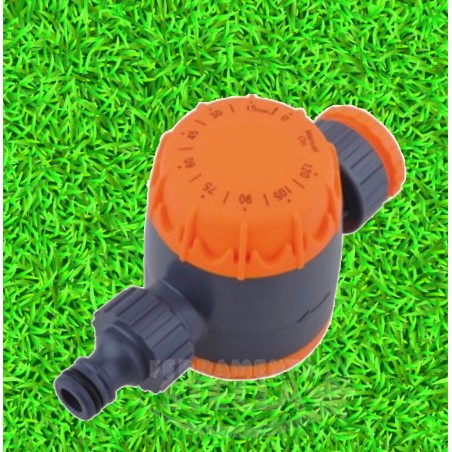 TIMER IRRIGAZIONE GIARDINO GIARDINAGGIO MANUALE - MINUTI DA 1 A 120 - per FIORIERE PIANTE ESTATE
