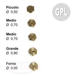 INIETTORI UGELLI KIT RICAMBIO PER CUCINA PIANO COTTURA