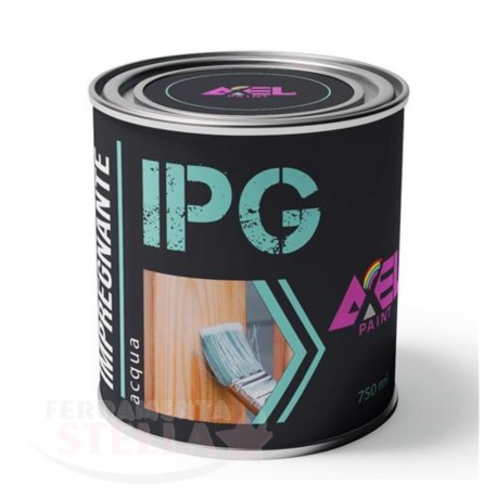 IMPREGNANTE PRIMER COLORE PROTETTIVO LEGNO A ACQUA AXEL IDROSOL - NOCE SCURO - 0.75 LT