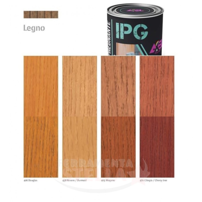 IMPREGNANTE PRIMER COLORE PROTETTIVO LEGNO A ACQUA AXEL IDROSOL - CASTAGNO - 0.75 LT