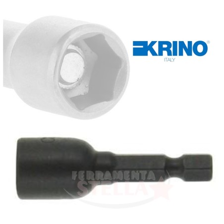 INSERTO INNESTO A BUSSOLA CHIAVE MAGNETICO LUNGHEZZA 50 MM x VITI ESAGONALI 10 mm