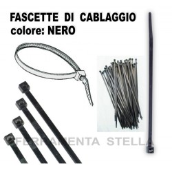 FASCETTA FASCETTE DA CABLAGGIO ELETTRICISTA LEGATURA - BIANCA  - MISURA 4,8 X 360 - CF 100 PZ 