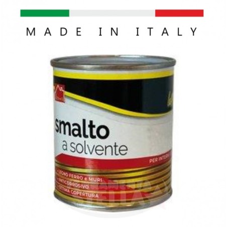 SMALTO VERNICE SINTETICO COLORATO x FERRO LEGNO - UTILIA - VERDE RAL 6005