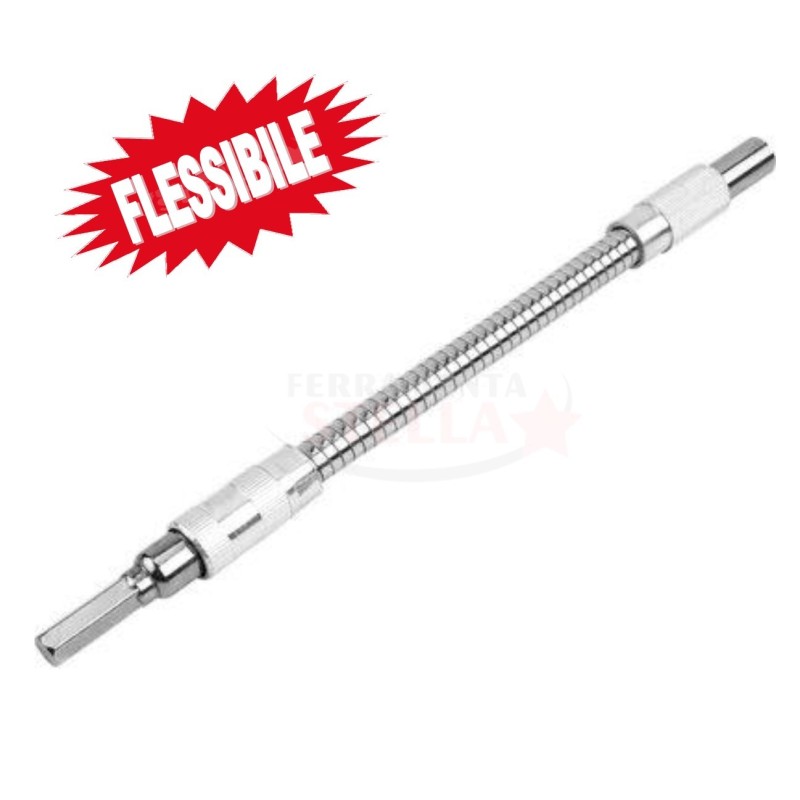 PORTA INSERTI PORTAINSERTI AVVITATORE FLESSIBILE BITS INSERTO mm 190