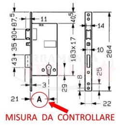 SERRATURA YALE ELETTRICA 688 - ENTRATA 60 LATO DESTRO - PULSANTE E SCIVOLO - x PORTA IN FERRO PORTONCINO INGRESSO DA APPLICARE SERRATURA YALE ELETTRICA 688 - ENTRATA 60 LATO DESTRO - PULSANTE E SCIVOLO - x PORTA IN FERRO PORTONCINO INGRESSO DA APPLICARE