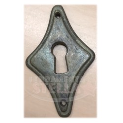 BOCCHETTA VERTICALE ANTICO VENETO IN STILE PER MOBILI ANTICATA CON FORO CHIAVE