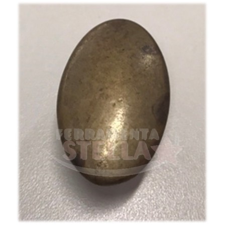 POMOLO OVALE ANTICO VENETO OTTONE ANTICATO IN STILE MOBILI COLORE ANTICATO