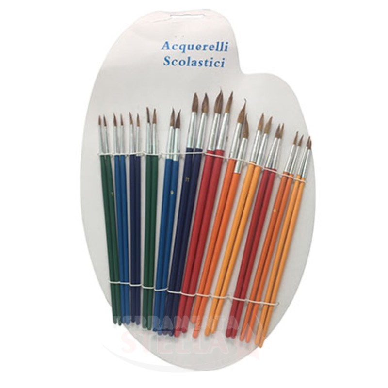 pennelli per dipingere set da n° 1 a 12 24 pezzi| ferramentastella.it
