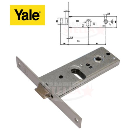 Serratura Yale A Infilare Per Profili Alluminio | ferramentastella.com