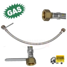 Tubo per gas con chiave a...