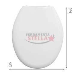 SEDILE WC COPRIVASO COPRIWATER BAGNO COPRI VASO WATER PLASTICA BIANCO UNIVERSALE