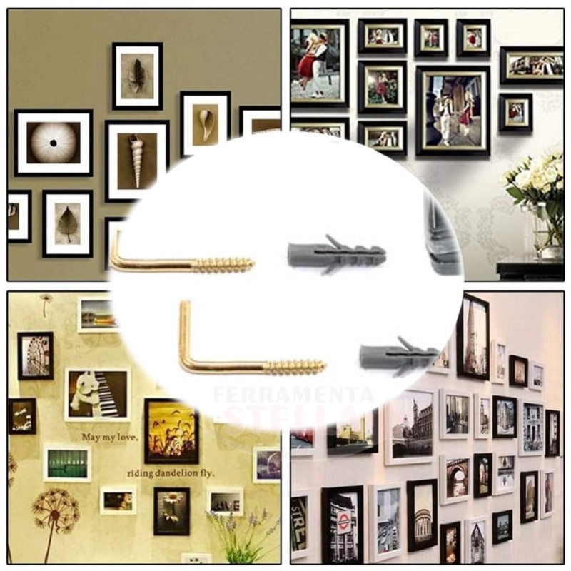 Tassello gancio quadro Rapid 4mm 10 pz | ferramentastella.com
