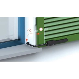 FERMAPERSIANE PIEMONTE C/ MOLLA BLOCCA FERMA PERSIANA FERMAIMPOSTA FERRO BATTUTO