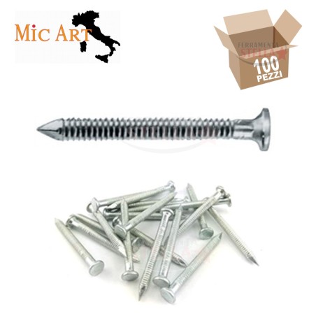 CHIODI DI ANCORAGGIO DA CARPENTERIA ZIGRINATO| ferramentastella.com