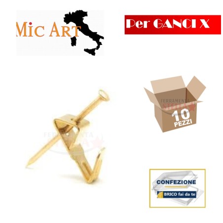 GANCI X GANCI A X per QUADRI QUADRETTI  | ferramentastella.com