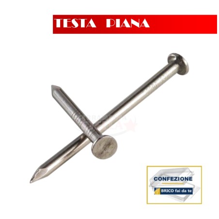 chiodi punte puntine testa PIANA per legno | ferramentastella.it