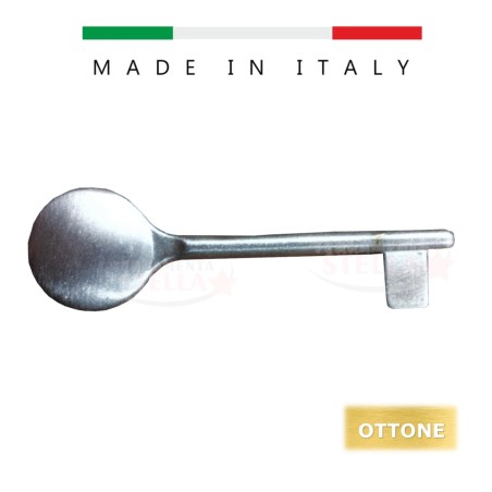 chiave vergine duplicabile cromo satinata | ferramentastella.com
