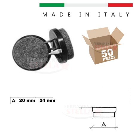 Sottosedia a inchiodare con chiodo per tavoli sedie |ferramentastella.it