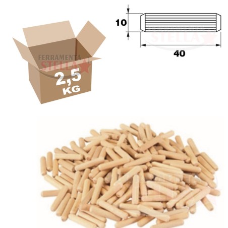 SPINA SPINE in LEGNO TINOLI TINO' TASSELLO | FERRAMENTASTELLA. COM