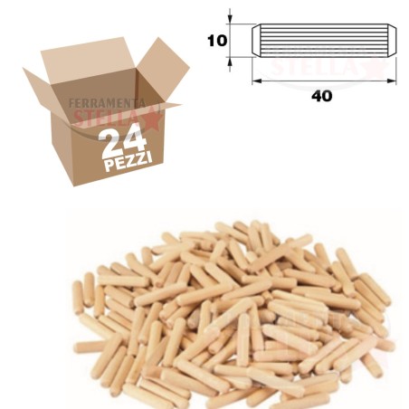 SPINA SPINE in LEGNO TINOLI TINO' TASSELLO | FERRAMENTASTELLA.COM