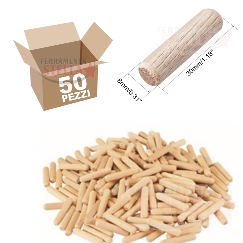 SPINA SPINE in LEGNO TINOLI TINO' TASSELLO | FERRAMENTASTELLA.COM