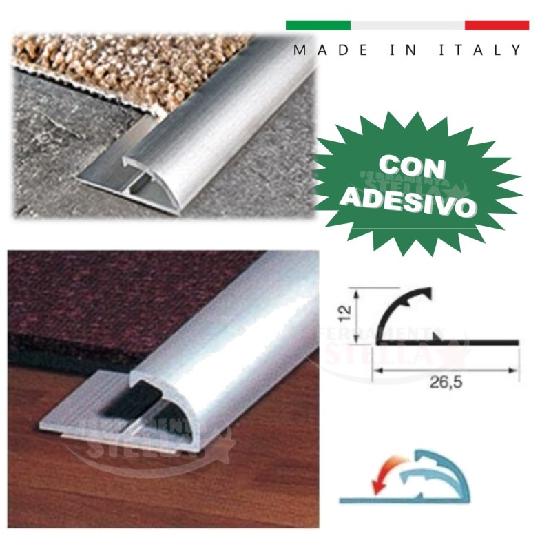 Copripavimento alluminio colore legno autoadesivo | ferramentastella.it