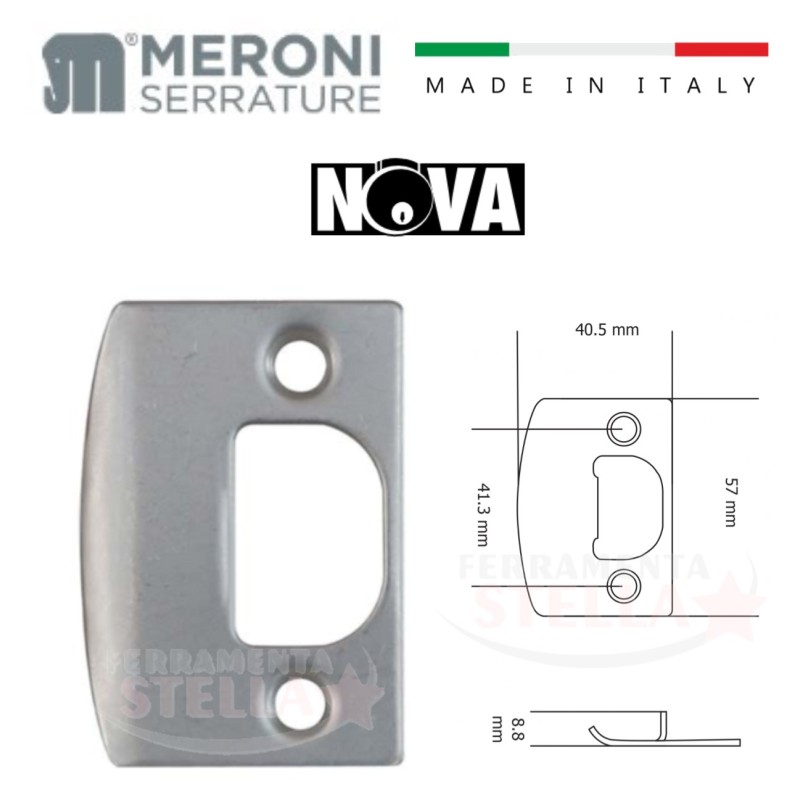 Contropiastra per premi apri nova meroni  |  ferramentastella.it