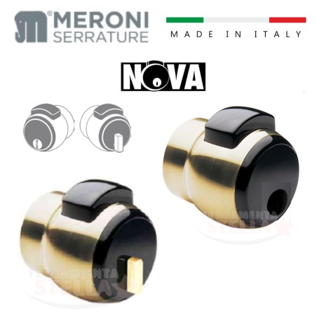 Serratura meroni premi apri nova 12 wc in ottone | ferramentastella.it