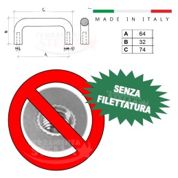 Maniglietta maniglia per cassetti ante - in plastica | ferramentastella.it 2