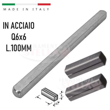 Adattatore quadro da 6 a 8 per maniglia di porte | ferramentastella.it