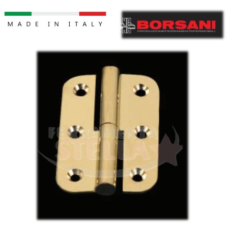 Coppia cerniera cerniere sfilare ottone satinato| ferramentastella.it
