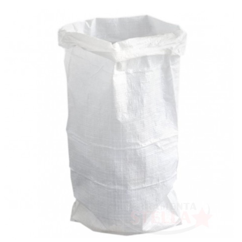 Sacco orlato pp bianco kg 25 calcinacci detriti | ferramentastella.it