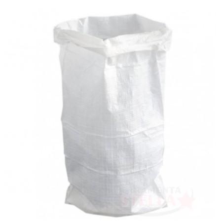 Sacco orlato pp bianco kg 25 calcinacci detriti | ferramentastella.it