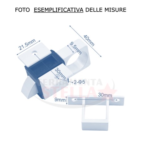 CRICCHETTO IN ALLUMINIO PER VASISTAS WASISTAS | ferramentastella.it