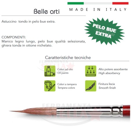 Pennello Acquerello Dipingere Professionale | Ferramentastella.it