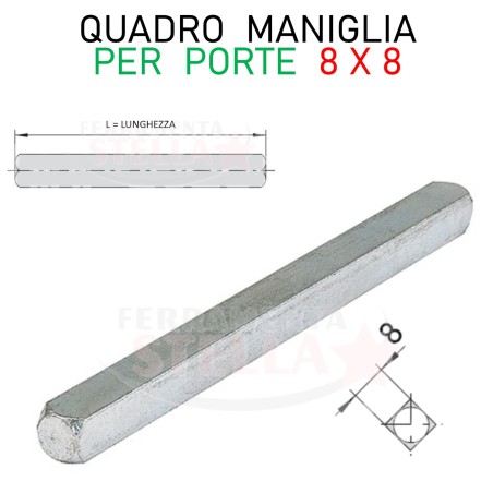 Quadro maniglia per serrature fissaggio maniglie | ferramentastella.it