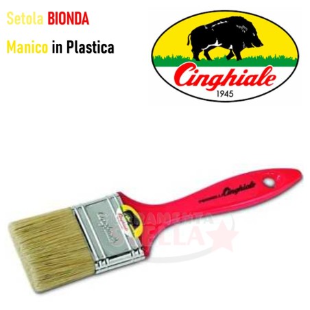 Pennello piatto bionda  20x15 | ferramentastella.com