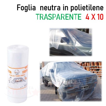 Telo protettivo foglia neutra polietilene multiuso | ferramentastella.it