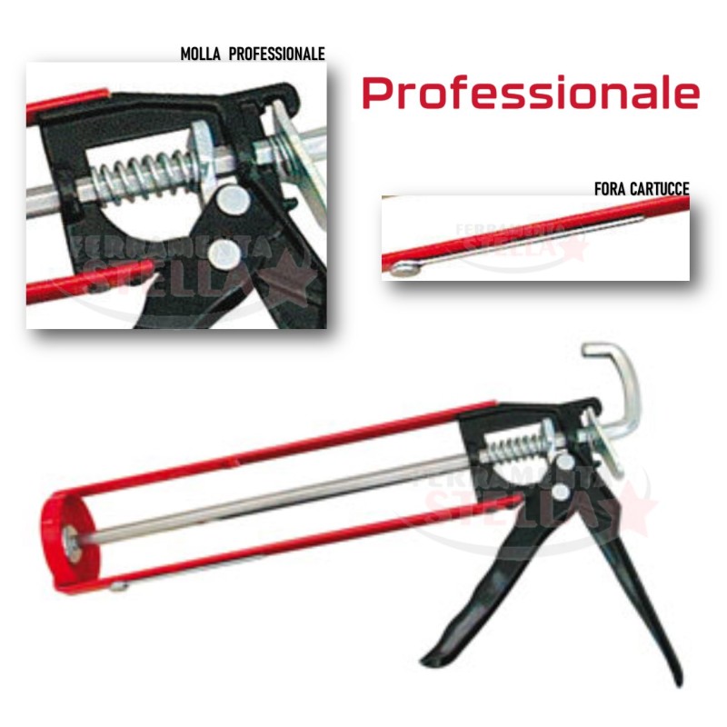 Pistola per silicone universale professionale | ferramentastella.com