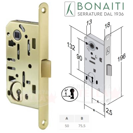 Serratura patent porte interne bussole centro   | ferramentastella.it