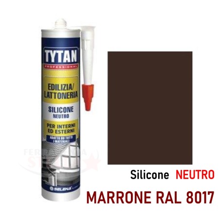 Silicone sigillante neutro marrone testa di moro | ferramentastella.it