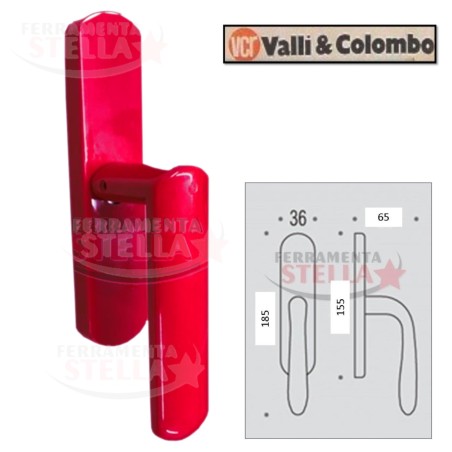 Cremonese nylon rosso valli e colombo dada | ferramentastella.it