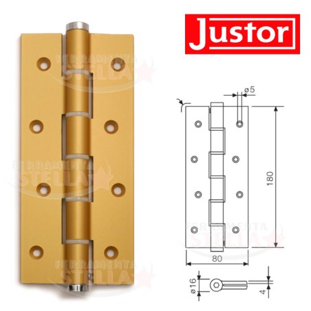 Cerniera justor chiudiporta molla porta legno  | ferrmanentastella.it