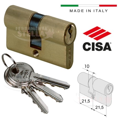 Cilindro sagomato cisa per serrature 08310 05 | ferrmanentastella.it