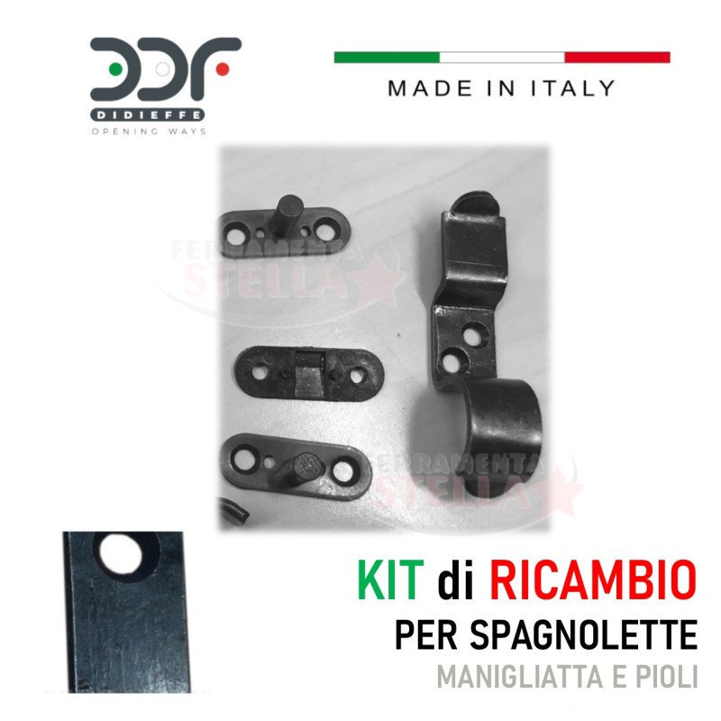 Kit accessori per anta con spagnoletta | ferramentastella.it
