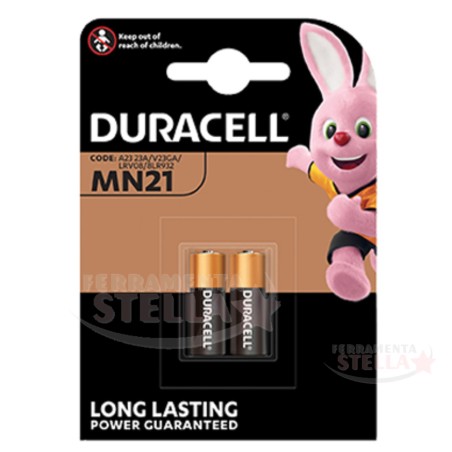 pile batterie telecomandi duracell mn21 2 pz |  ferramentastella.com
