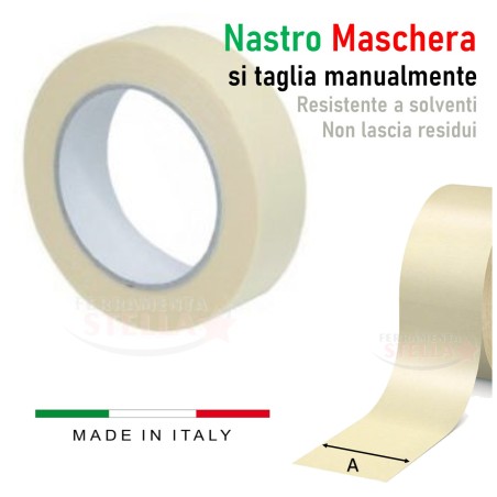 Nastro carta gommata syrom x idropittura | ferramentastella.com