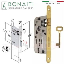 Serratura patent per porte...