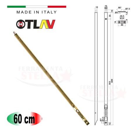 Catenaccio a leva pesante a incasso otlav  | ferramentastella.it