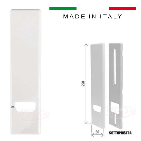 Copriavvolgitore placca tapparelle bianca | ferramentastella.com